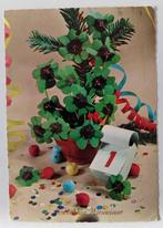 Oude Kerstkaart met plant en scheurkalender uit 1970, Verzamelen, Gelopen, Feest(dag), 1960 tot 1980, Ophalen