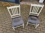 Houten stoelen., Huis en Inrichting, Stoelen, Ophalen, Zo goed als nieuw, Bruin