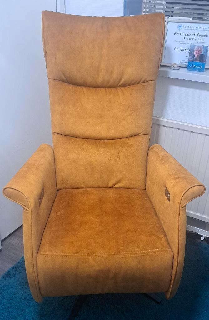 Zeer luxe Staop stoel, van Velderhof, geel velvet, maggiore, Huis en Inrichting, Woonaccessoires | Overige, Zo goed als nieuw