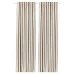 Ikea Vilborg Gordijnen beige - 2x290cm - Zo Goed Als Nieuw!, Huis en Inrichting, Ophalen of Verzenden, Zo goed als nieuw, Crème