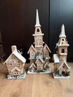 Kerst dorp huisje kerk, Ophalen, Gebruikt