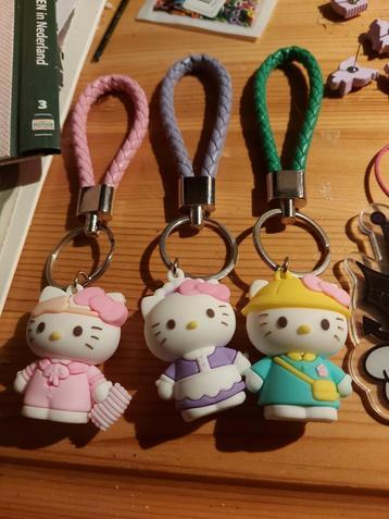 Sleutel hangers  kuromi  en hello kitty 