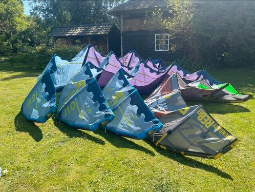 North rebel kite set 12 10 7 5, Watersport en Boten, Kitesurfen, Gebruikt, Kite, 10 m², Geen board, Ophalen