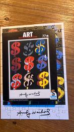 Andy Warhol. ART puzzel. 77 stukjes. Dollar Sign, Ophalen of Verzenden, Minder dan 500 stukjes, Zo goed als nieuw, Legpuzzel