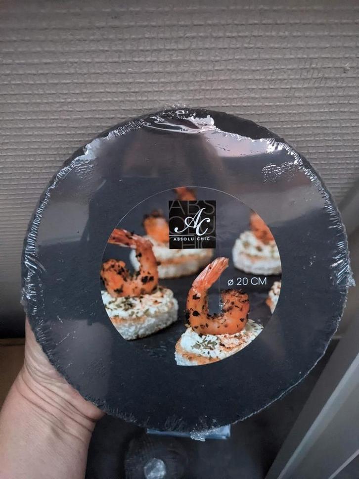 29 nieuwe leisteen plateaus/onderzetters Absolu Chic, Huis en Inrichting, Woonaccessoires | Onderzetters, Nieuw, Overig, Ophalen