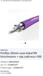 40m1 Preflex met utp cat6 en coax kabel, Audio, Tv en Foto, Audiokabels en Televisiekabels, Ophalen of Verzenden, Nieuw, 10 meter of meer