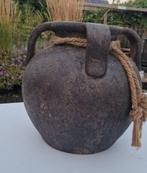Grote brocante vaas / kruik van aardewerk, Overige kleuren, Aardewerk of Porselein, Ophalen of Verzenden, Zo goed als nieuw