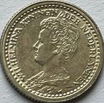 Schitterend dubbeltje 1918, Zilver, Ophalen of Verzenden, 10 cent, Koningin Wilhelmina