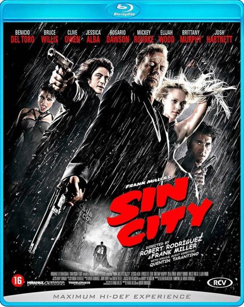Sin City - Mickey Rourke, Clive Owen, Bruce Willis, Cd's en Dvd's, Blu-ray, Nieuw in verpakking, Thrillers en Misdaad, Verzenden