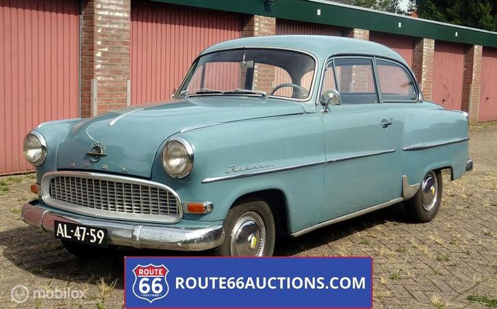 Opel Rekord | 1956 | Route 66 Auctions, Auto's, Oldtimers, Bedrijf, Te koop, Opel, Benzine, Overige carrosserieën, Handgeschakeld