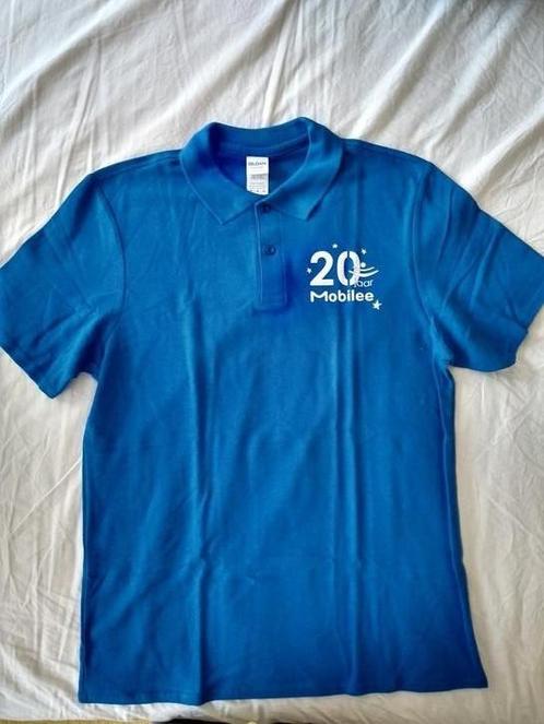 NIEUW poloshirt GV Mobilee Woerden, Kleding | Heren, T-shirts, Nieuw, Maat 48/50 (M), Blauw, Ophalen of Verzenden