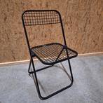 Draadstoel, klapstoel Talin Italy, Huis en Inrichting, Stoelen, Ophalen, Zwart, Zo goed als nieuw, Nvt