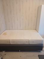 Boxspring box zonder hoofdbord met matras, Ophalen, Gebruikt, Twijfelaar, 120 cm