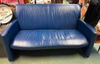 Vintage design blauwe Leolux bank, Ophalen, Gebruikt, 150 tot 200 cm, Vintage