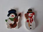 Kerst Leuke Houten Sneeuwpop Deco Hangers, Diversen, Kerst, Gebruikt, Ophalen of Verzenden