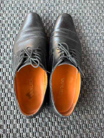 Veterschoenen van Van Lier, zwart, maat 42 beschikbaar voor biedingen