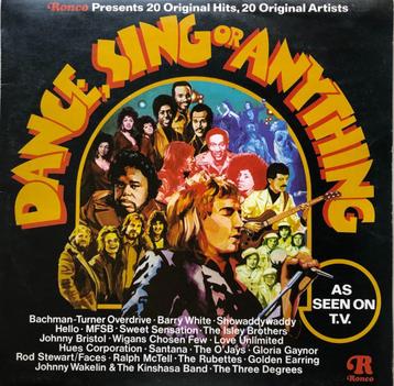 DANCE,SING OR ANYTHING LP: MET O.A. BARRY WHITE- RUBETTES beschikbaar voor biedingen