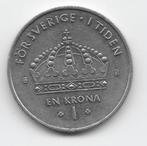 Zweden 1 krona 2001  KM# 894, Verzenden, Overige landen, Losse munt