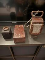 Duitse carbidlamp set met stempels, Verzamelen, Militaria | Tweede Wereldoorlog, Ophalen of Verzenden, Landmacht, Duitsland