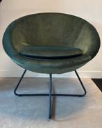 Prachtige diepgroene fauteuil, Huis en Inrichting, Ophalen, Strak