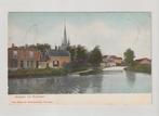 Groeten uit Woerden - veerpont * 250806-15, Ophalen of Verzenden, Voor 1920, Gelopen, Utrecht