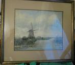aquarelschilderij van H.J. Oudshoorn, Ophalen