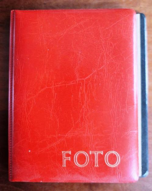 Rood fotomapje - showmapje voor foto's of plaatjes, Audio, Tv en Foto, Fotoalbums en Accessoires, Zo goed als nieuw, Fotoalbum