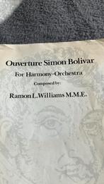 Ouverture voor Harmonie orkest st vincentius  curaçao, Bladmuziek, Overige soorten, Ophalen of Verzenden, Zo goed als nieuw