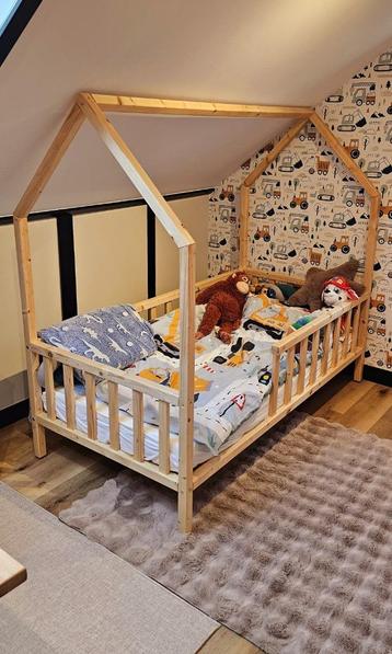 LEOLTE Kinderbed, huisbed, huisjesbed 200x90 cm Nieuw! beschikbaar voor biedingen