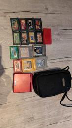 Game Boy Advance SP + Games + Tas, Spelcomputers en Games, Ophalen of Verzenden, Gebruikt, Game Boy Advance SP, Met games