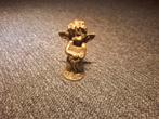 Klein bronzen engeltje, Ophalen of Verzenden, Zo goed als nieuw, Metaal, Engelenbeeld