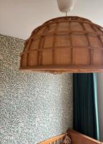 Vintage bamboe plafond lamp, Huis en Inrichting, Lampen | Plafondlampen, Ophalen of Verzenden, Gebruikt, Vintage jaren 50