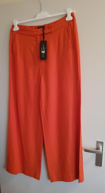Luisa Cerano linnen/ viscose pantalon maat 40 NIEUW! beschikbaar voor biedingen