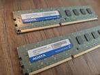 Adata 2x2gb AD3U1333B2G9-B DDR3 1333MHz , Ophalen of Verzenden, Zo goed als nieuw, DDR3, Desktop