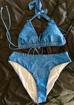 Denim Bikini - Stijlvol en Uniek!, Ophalen of Verzenden, Zo goed als nieuw, Blauw, Bikini