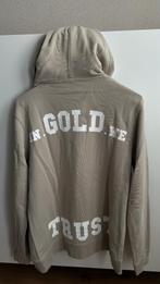 In Gold We Trust hoodie (maat S - Creme/Beige), Kleding | Heren, Truien en Vesten, Beige, Ophalen of Verzenden, Zo goed als nieuw