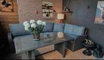 Luxe Loungeset met Tafel, Tuin en Terras, Ophalen, 6 zitplaatsen, Zo goed als nieuw, Loungeset