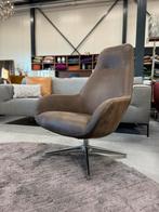 Nieuw Pode Spot Two danza bruin leer draai fauteuil sparkle