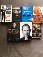 Biografieën Collectie: Branson, Jobs, Mol, Van Ende, Ophalen of Verzenden, Gelezen, Overige