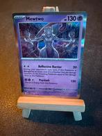 Mewtwo holo 150/165 Pokémon Mew 151, Ophalen of Verzenden, Zo goed als nieuw