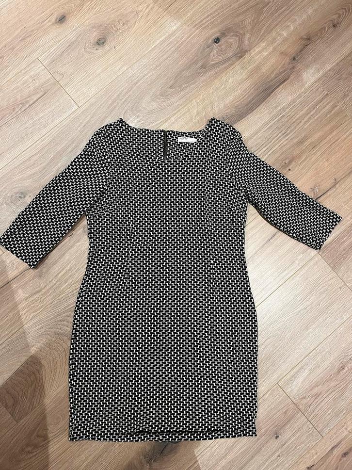 Nette bijzondere Sissy-Boy Jurk Zwart/Wit - Maat L, Kleding | Dames, Jurken, Zo goed als nieuw, Maat 42/44 (L), Zwart, Knielengte