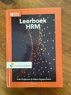 Studieboek HRM 'Leerboek HRM', Ophalen, Personeel en Organisatie, Frits kluijtmans&Albert Kamperman, Zo goed als nieuw