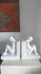 2693 vintage design art deco stijl keramiek boekensteunen, Ophalen of Verzenden