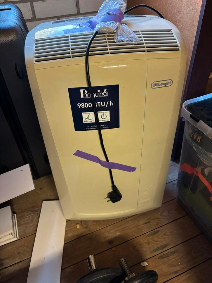 DeLonghi Pinguino PAC N87 Mobiele Airco, Witgoed en Apparatuur, Airco's, Gebruikt, Mobiele airco, Minder dan 60 m³, 3 snelheden of meer