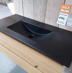 UITVERKOOP Wastafel voor badmeubel mat zwart 100x47cm nr34, Ophalen of Verzenden, Nieuw