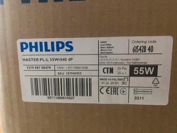 40 stuks - Philips MASTER PL-L 55W - 830 Warm Wit | 4 Pin beschikbaar voor biedingen
