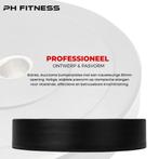 Bumper plates 100KG Set Full Black - Halterschijven Plates, Halterschijven, Benen, PH Fitness, Nieuw