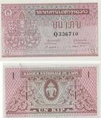LAO 1962 1 kip #8a UNC, Postzegels en Munten, Zuidoost-Azië, Verzenden