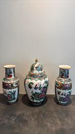 Chinees Porselein set vazen., Ophalen of Verzenden