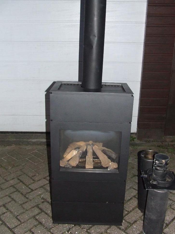 Faber Blokhus Gashaard met Gesloten Verbranding, Huis en Inrichting, Kachels, Zo goed als nieuw, Vrijstaand, Gaskachel, Gas, Ophalen